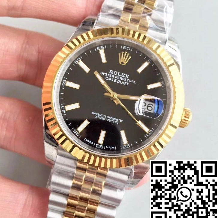 EW Factory Dial Black Rolex 41MM II Datejust 116333 0504